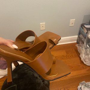 Brown heels